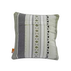 Coussin coton brodé